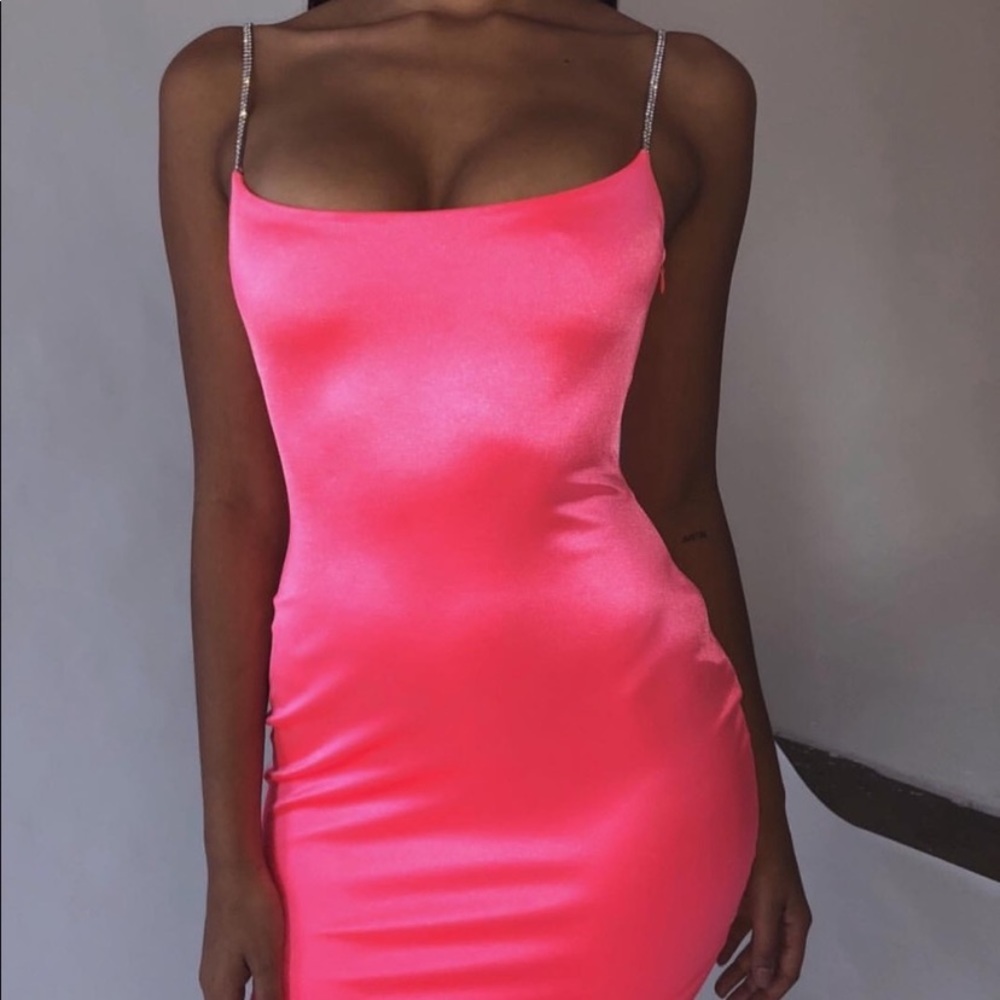 Unused White Ruby Diamanté Strap Mini Dress🛍